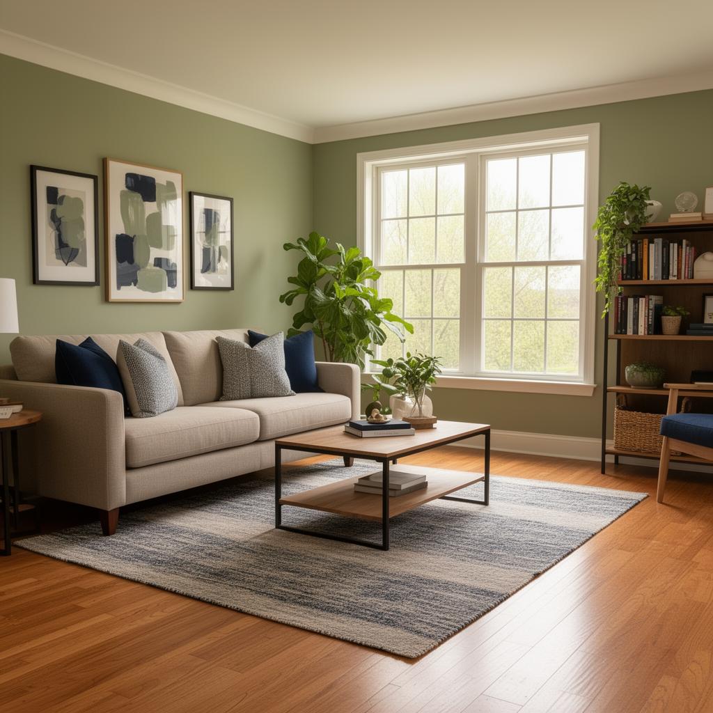 Warm shared living room